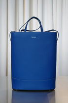 A Piece Of Work-Leather Laptop Bag In Blue-1-Milagron.com