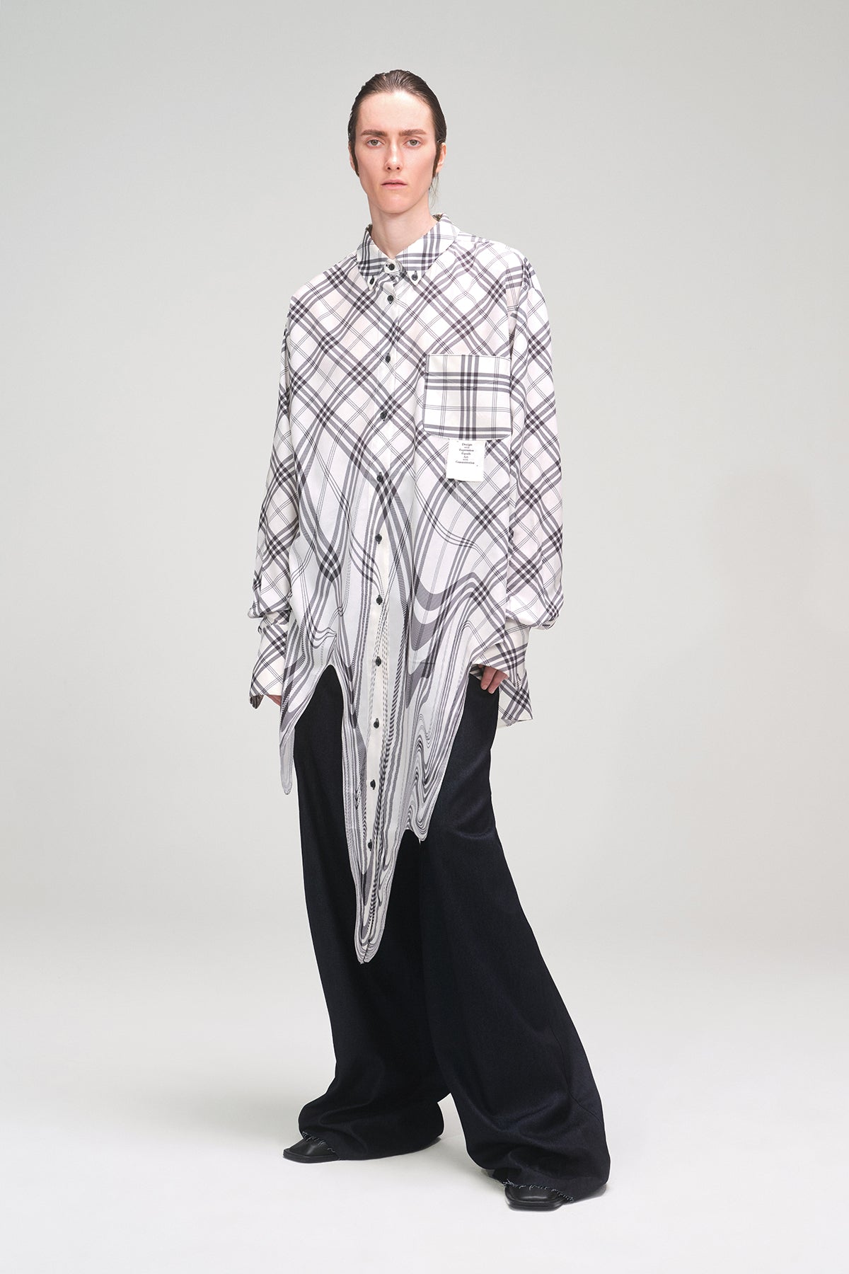 A Piece of Work-Melting Plaid Shirt-Gömlek-2-Milagron.com