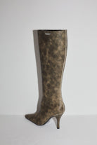 A Piece of Work-Scratch Leather Heel Boots-Bot-3-Milagron.com