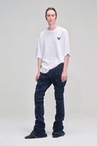 A Piece of Work-Wrinkled Seam Jean-Kot Pantolon-2-Milagron.com