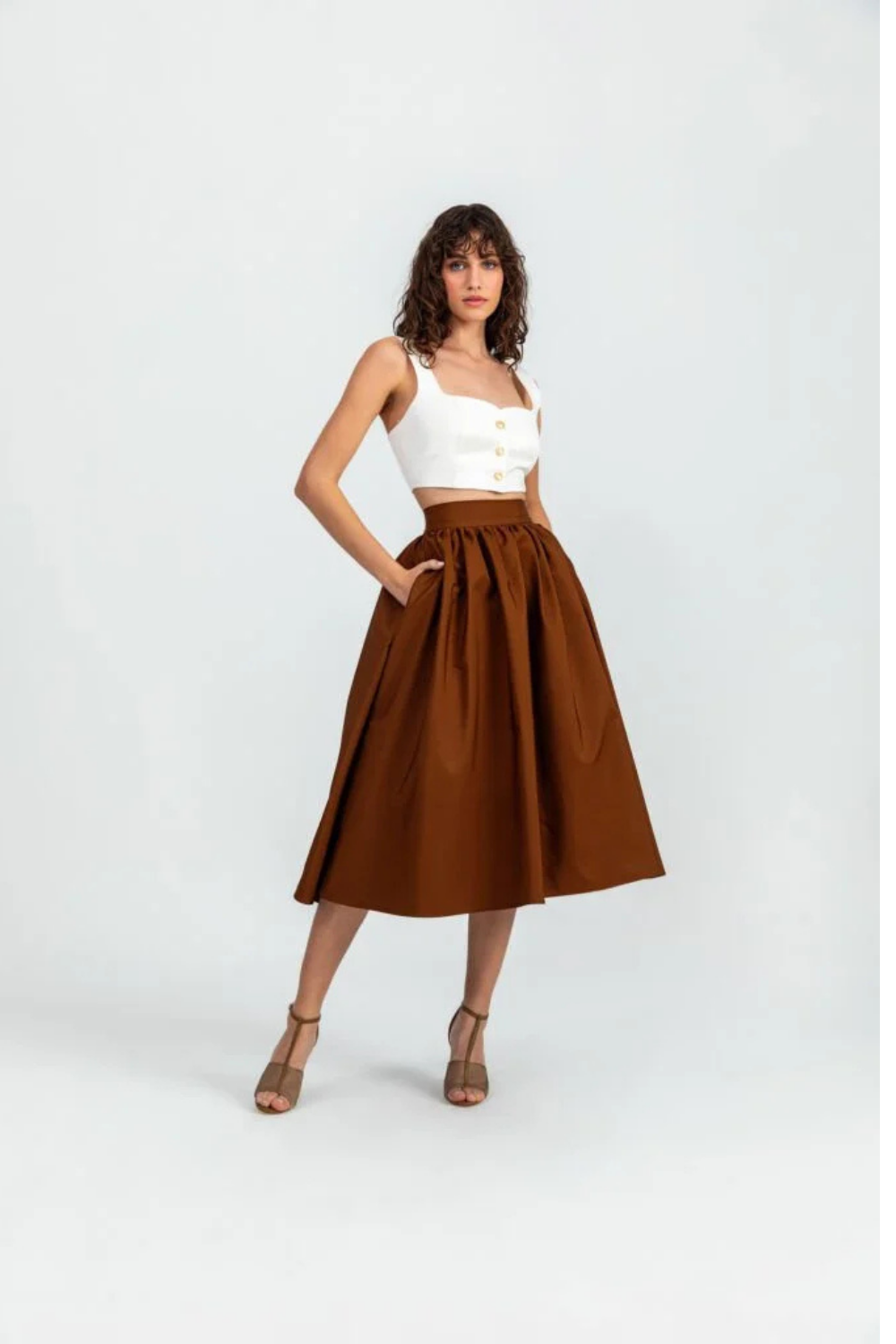 A Simple Way Co-Clara Kahverengi-Etek-1-Milagron.com
