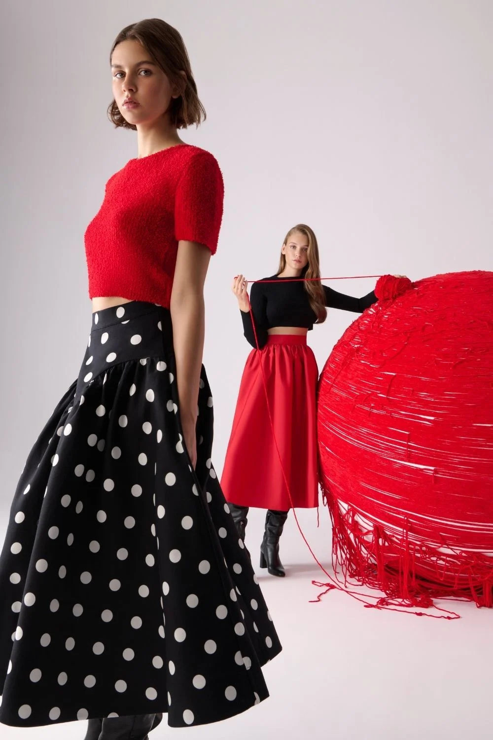 A Simple Way Co-Clara Türk Kırmızısı-Etek-2-Milagron.com