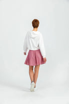 A Simple Way Co-Isabel Kırmızı Beyaz Küçük Pötikare-Etek-3-Milagron.com