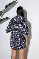 A Simple Way Co-Puanlı Şortlu Takım-Pijama Takımı-2-Milagron.com