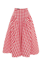 A Simple Way Co-Sofi Etek Kırmızı Beyaz Ekose-Etek-3-Milagron.com