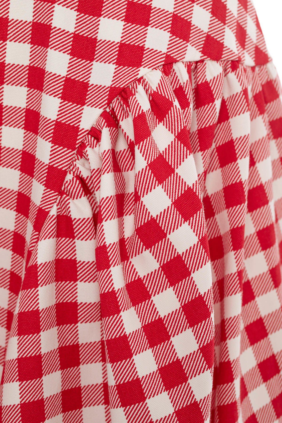 A Simple Way Co-Sofi Etek Kırmızı Beyaz Ekose-Etek-6-Milagron.com