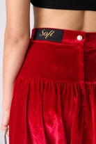 A Simple Way Co-Sofi Kırmızı Kadife-Etek-2-Milagron.com