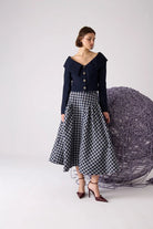 A Simple Way Co-Sofi Lacivert Ekose-Etek-1-Milagron.com