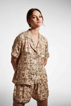 A Simple Way Co-Soft Jungle Viskon Saten Pi̇jama Takimi-Pijama Takımı-1-Milagron.com