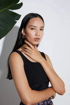 A Simple Way Co-Triko Crop Top Siyah-Crop Top-2-Milagron.com
