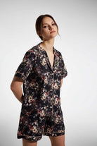 A Simple Way Co-Winter Flower Saten Pijama Takımı-Pijama Takımı-1-Milagron.com