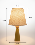 Lumiana-Minoa Masa Lambası-Hardal-Masa Lambası-6-Milagron.com