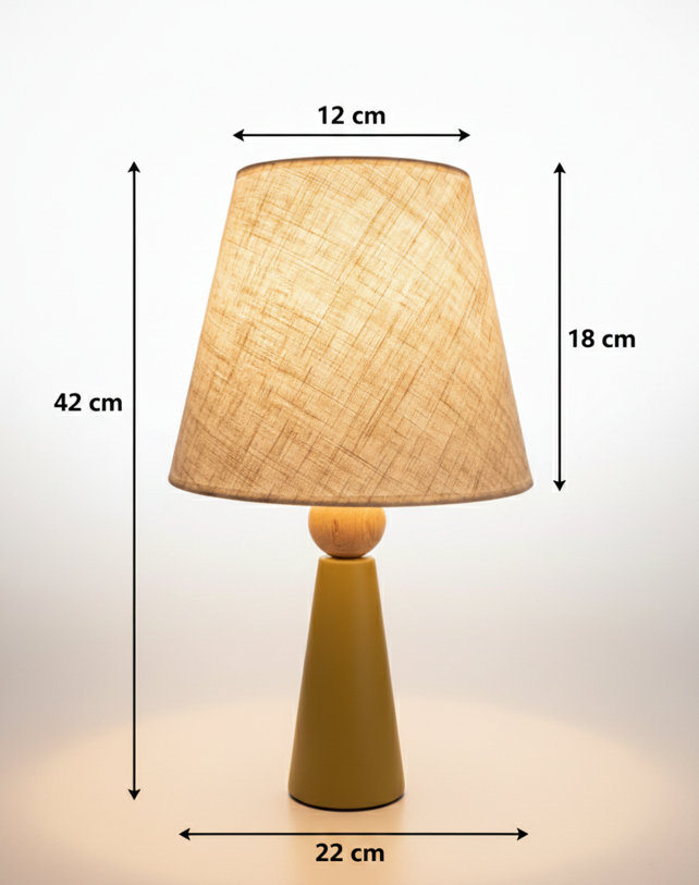 Lumiana-Minoa Masa Lambası-Hardal-Masa Lambası-6-Milagron.com