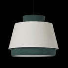 ASPEN SARKIT 1L YEŞİL-KIRIK BEYAZ Ø60X20 CM LED 1XE27 