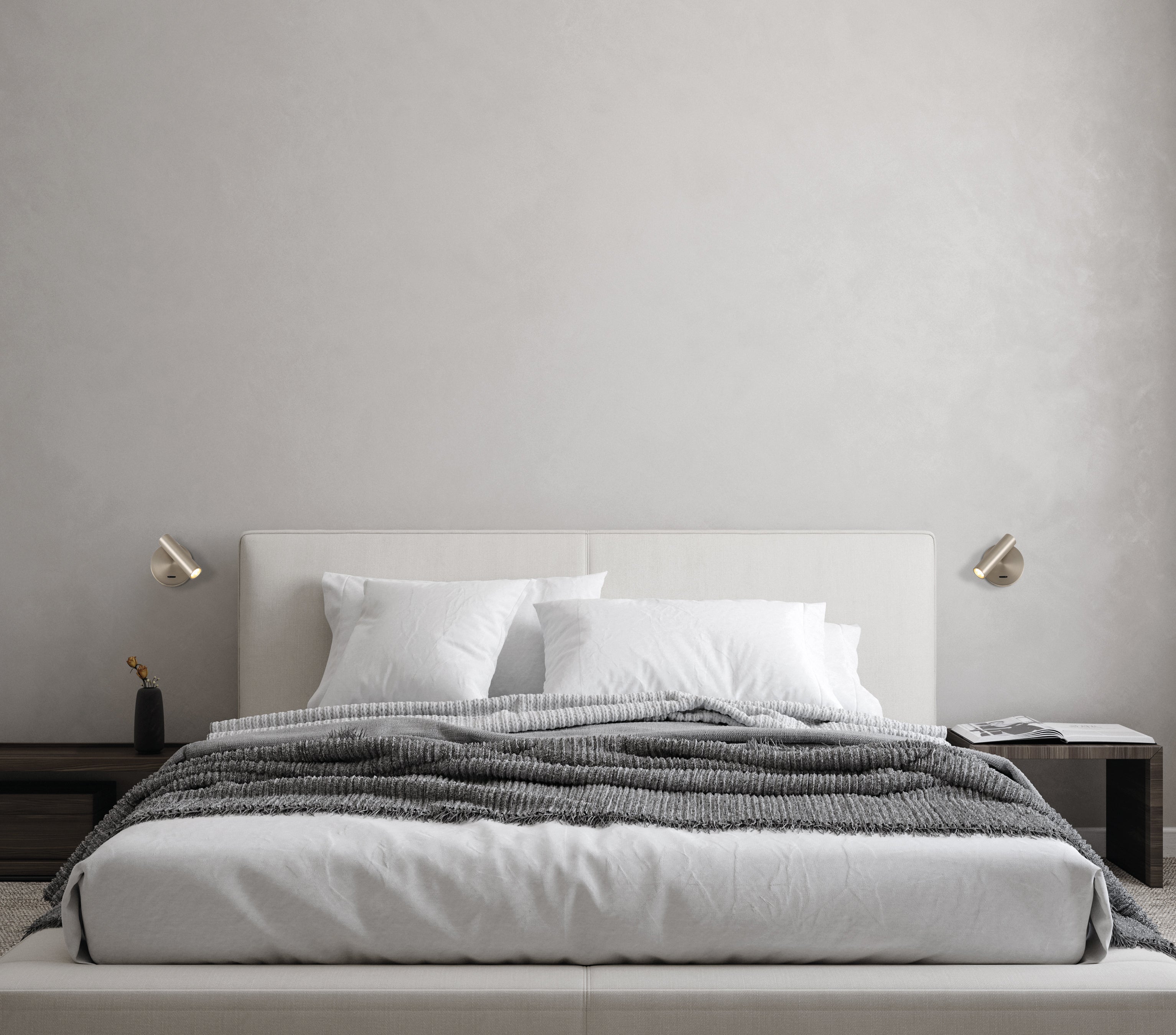 Atria Apli̇k Nikel Ø9X3,2X11 Cm Led 3W 3000K