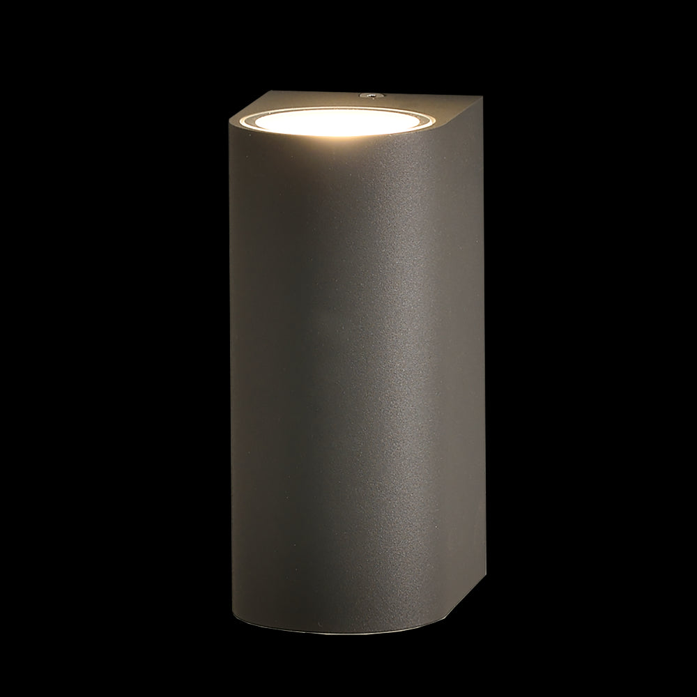 Boj Apli̇k 2L Antrasi̇t Ø9X15 Cm Led 2X6W 3000K Ip54