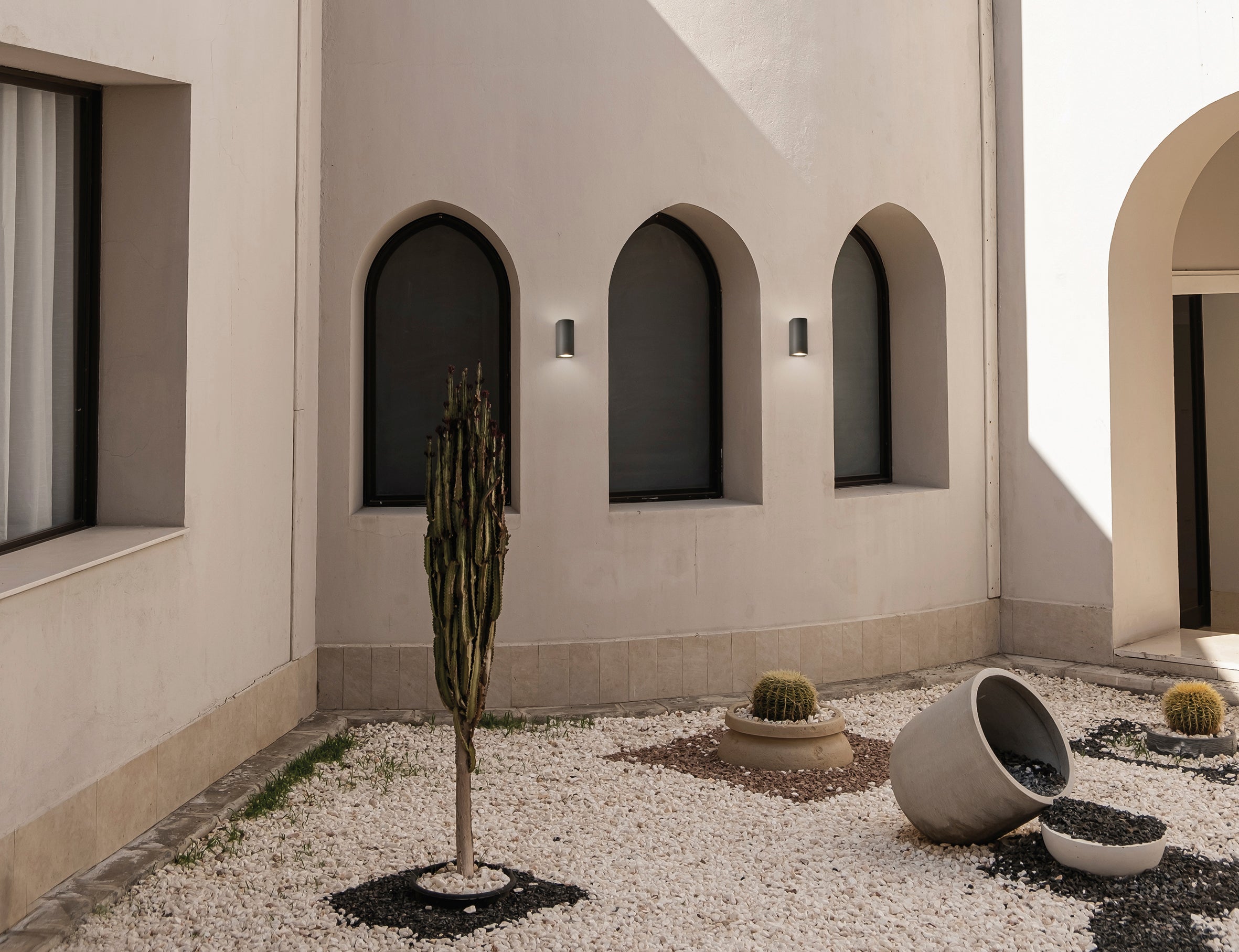 Boj Apli̇k 2L Antrasi̇t Ø9X15 Cm Led 2X6W 3000K Ip54