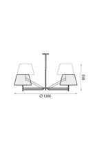 A.c.b Iluminacion-Elba Sarkit 2l Chrome-Dekoratif Aydınlatma-2-Milagron.com