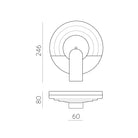 Gloss Solar Apli̇k 1L Antrasit Ø6X8 Cm Led 1X5W 3000K Ip65