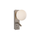 Kin Apli̇k Nikel Ø10,5X28X17,7 Cm Led 1X8W+1X3W 2700K