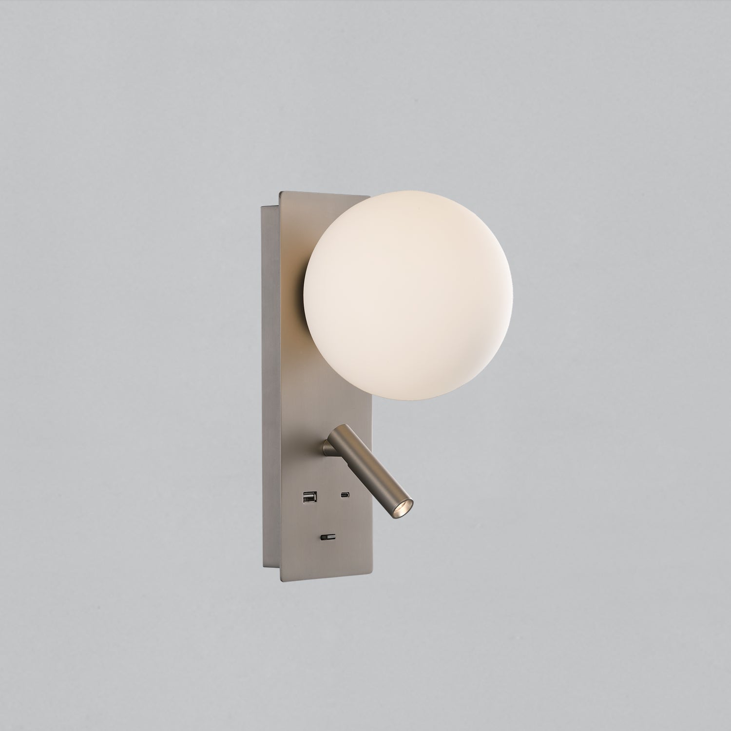 Kin Apli̇k Nikel Ø10,5X28X17,7 Cm Led 1X8W+1X3W 2700K