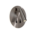 Panau Apli̇k 1L Saten Nikel Ø15X15 Cm Led 1X6W+3W 3000K