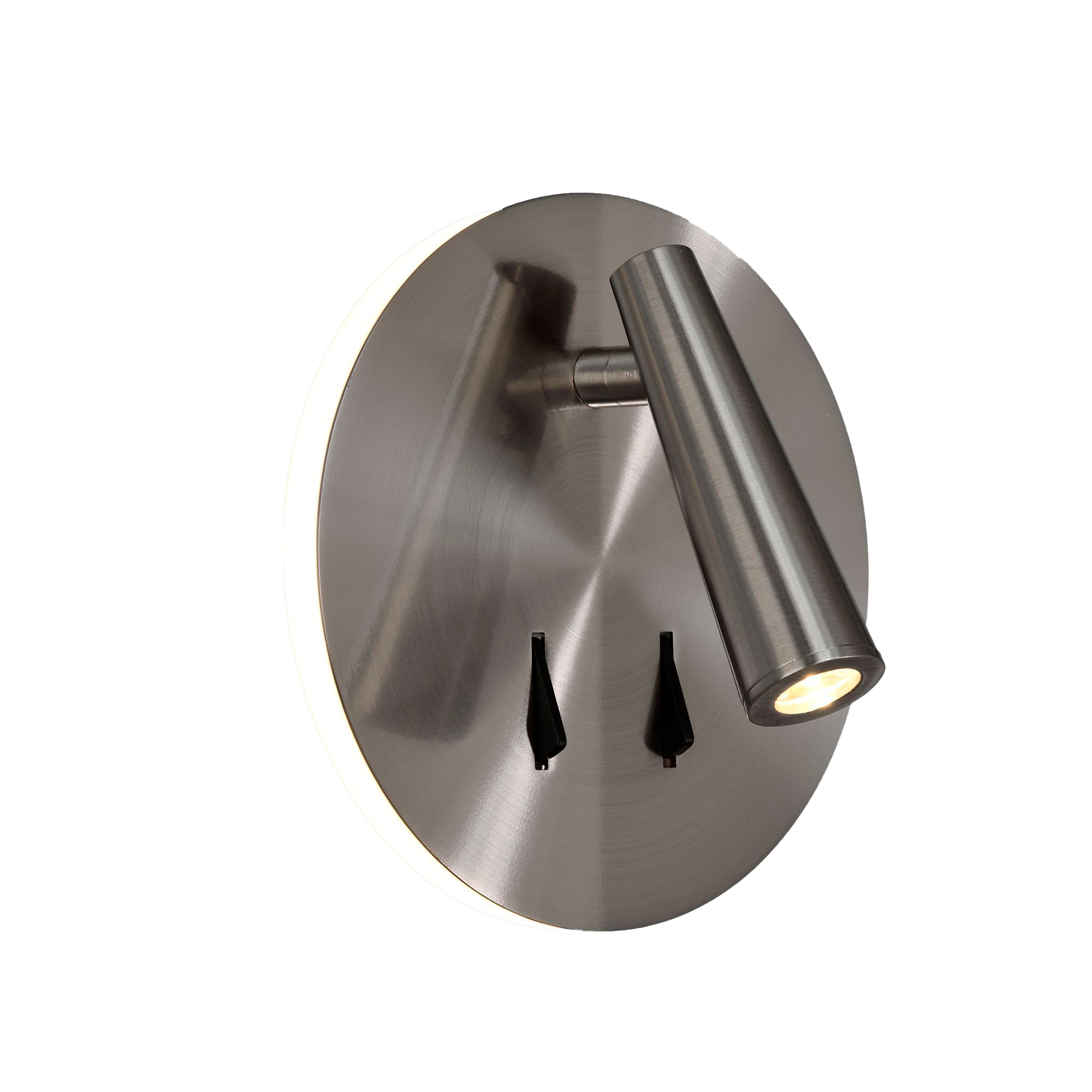 Panau Apli̇k 1L Saten Nikel Ø15X15 Cm Led 1X6W+3W 3000K