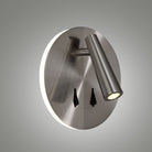 Panau Apli̇k 1L Saten Nikel Ø15X15 Cm Led 1X6W+3W 3000K