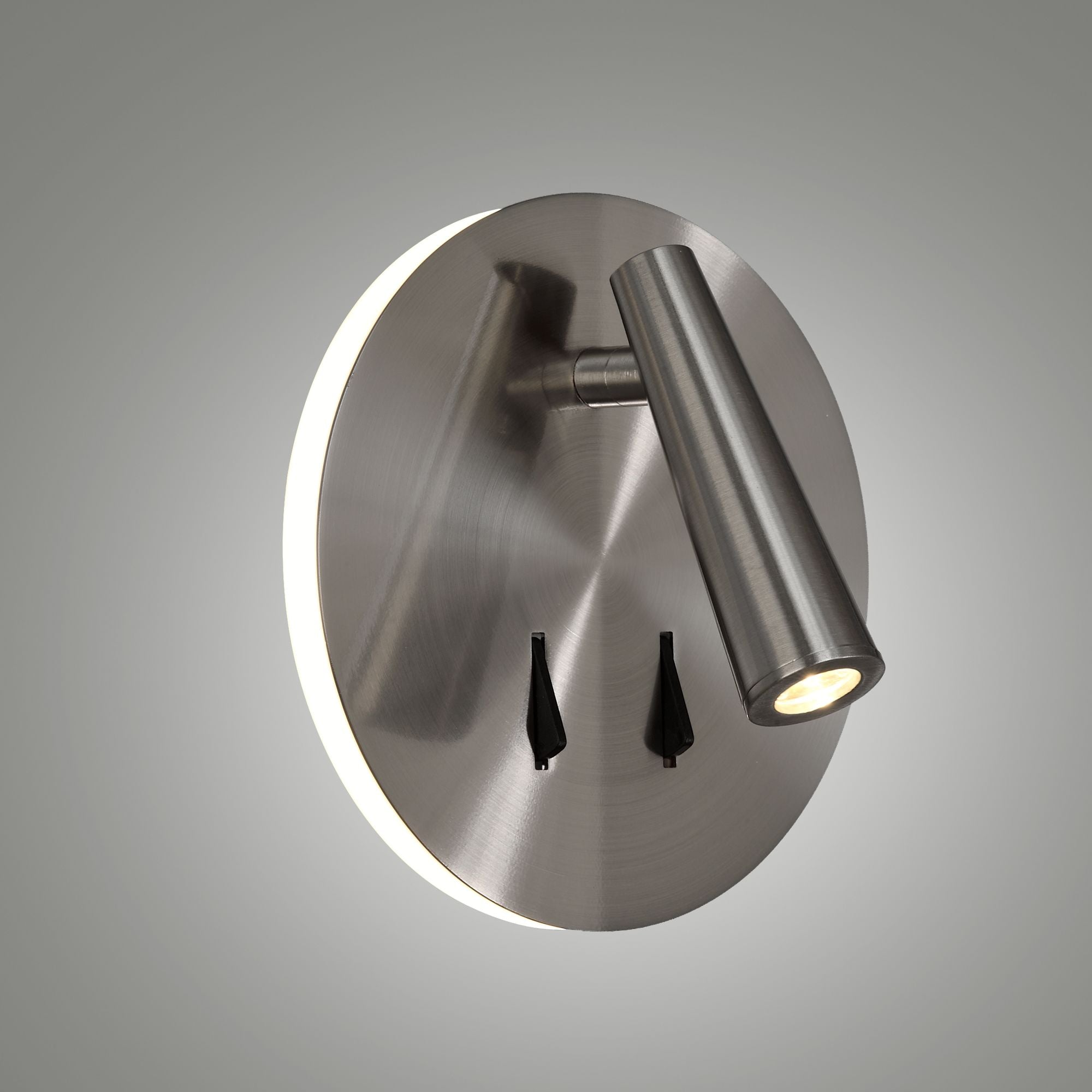 Panau Apli̇k 1L Saten Nikel Ø15X15 Cm Led 1X6W+3W 3000K