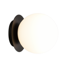 Parma Apli̇k Mat Si̇yah Ø15X14 Cm Led E27 1X15W Dali Ip44