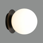 Parma Apli̇k Mat Si̇yah Ø15X14 Cm Led E27 1X15W Dali Ip44