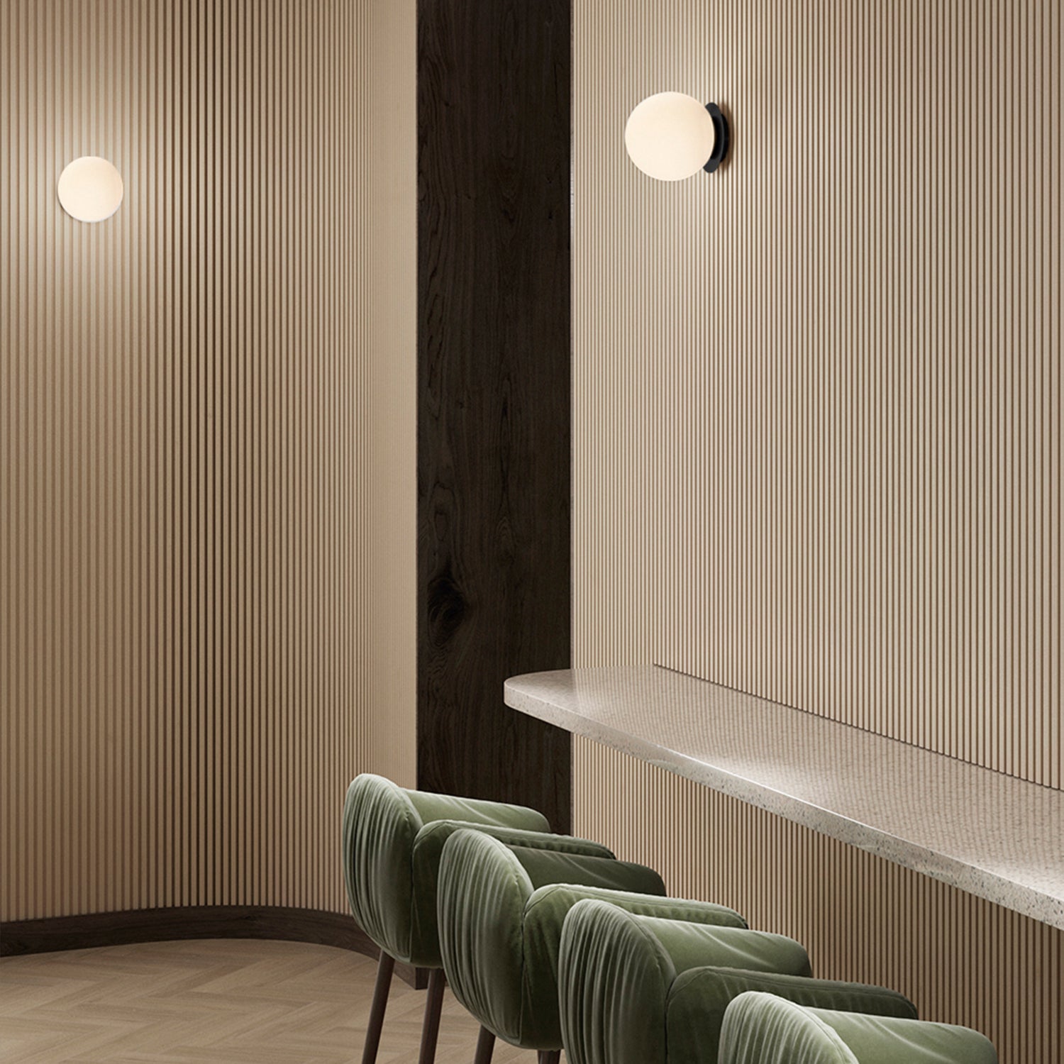 Parma Apli̇k Mat Si̇yah Ø15X14 Cm Led E27 1X15W Dali Ip44