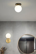A.c.b Iluminacion-Parma Plafonyer 1l Mat Antik Gold-Dekoratif Aydınlatma-2-Milagron.com