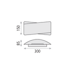 Unax Apli̇k 1L Satin Nickel Ø30X15 Cm E27 1X20W