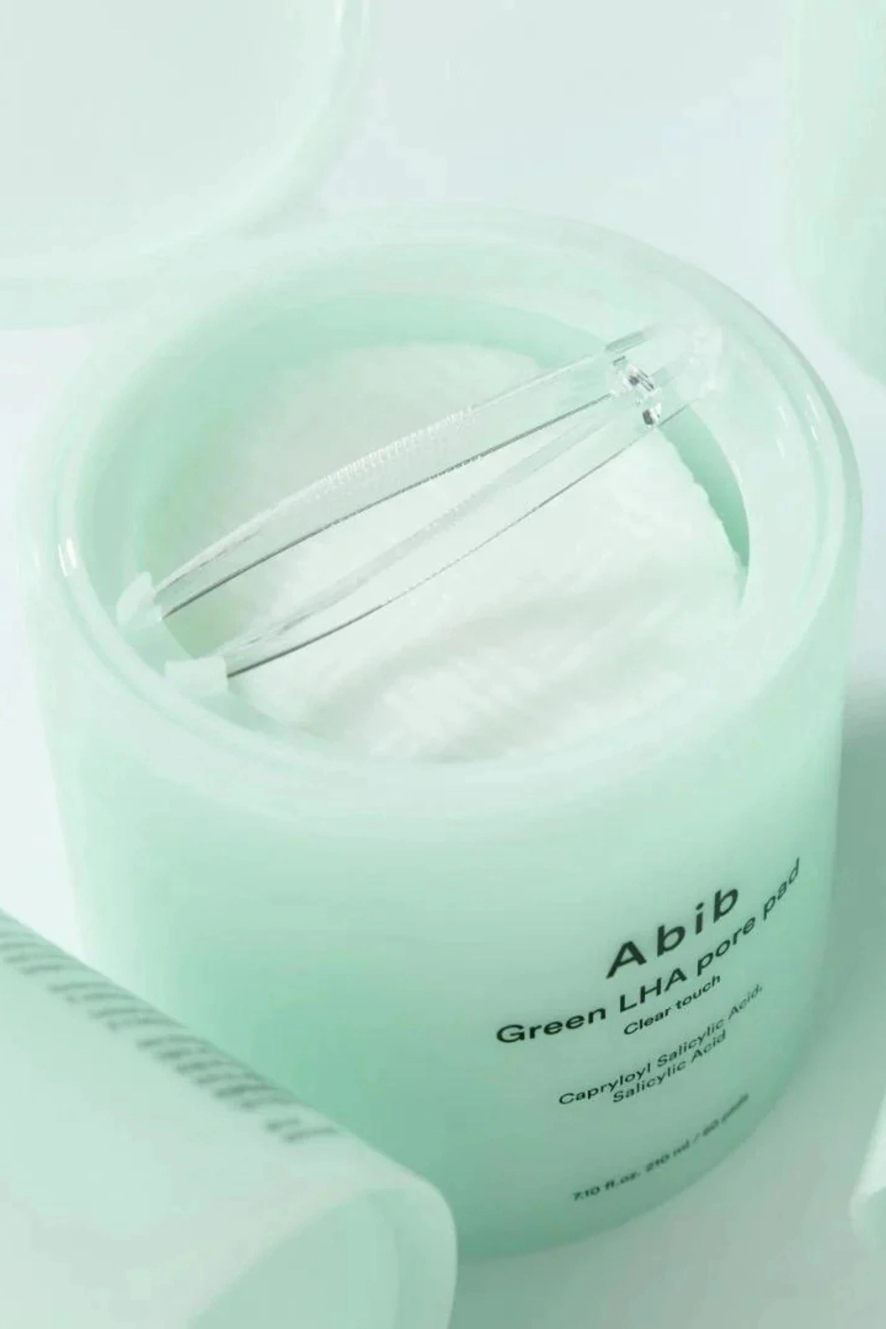 Abib-Green Lha Pore Pad Clear Touch 210ml / 60pads Gözenek Arındırıcı Cilt Pedleri-Cilt Pedi-3-Milagron.com