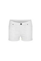 Ace Nayman-Amaya White Denim Shorts-Şort-1-Milagron.com