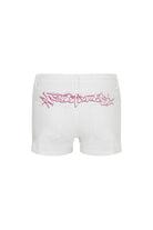 Ace Nayman-Amaya White Denim Shorts-Şort-2-Milagron.com