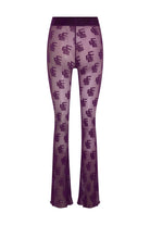Berry Mesh Pants - 2