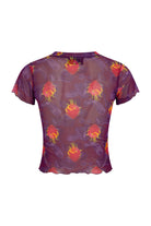Delmar Mesh Baby Tee - 2