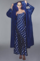 Ace Nayman-Destiny Monogram Satin Dress-Elbise-1-Milagron.com