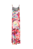 Ace Nayman-Destiny Multicolor Satin Dress-Elbise-2-Milagron.com