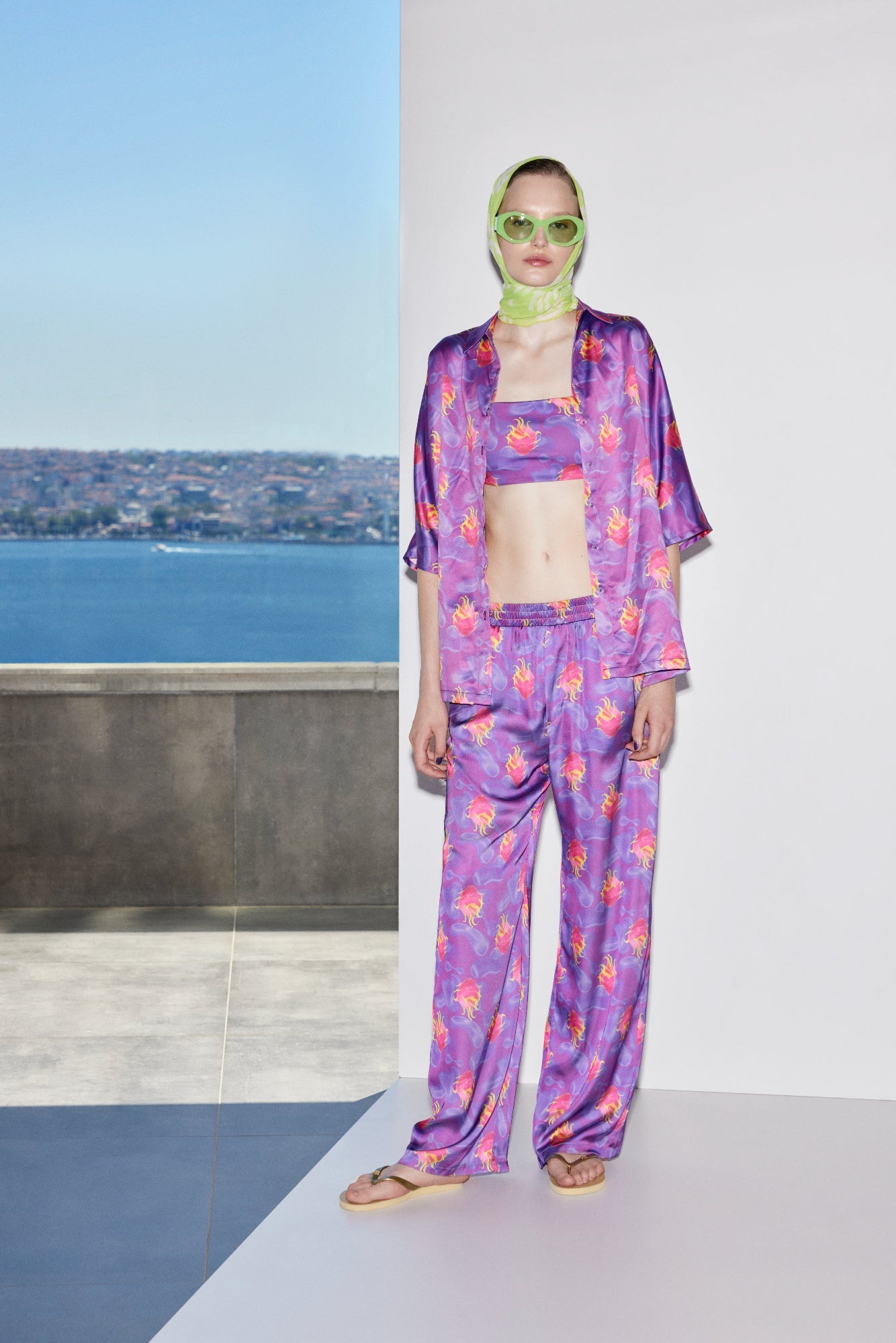 Elvis Dragonfruit Pajama Pants