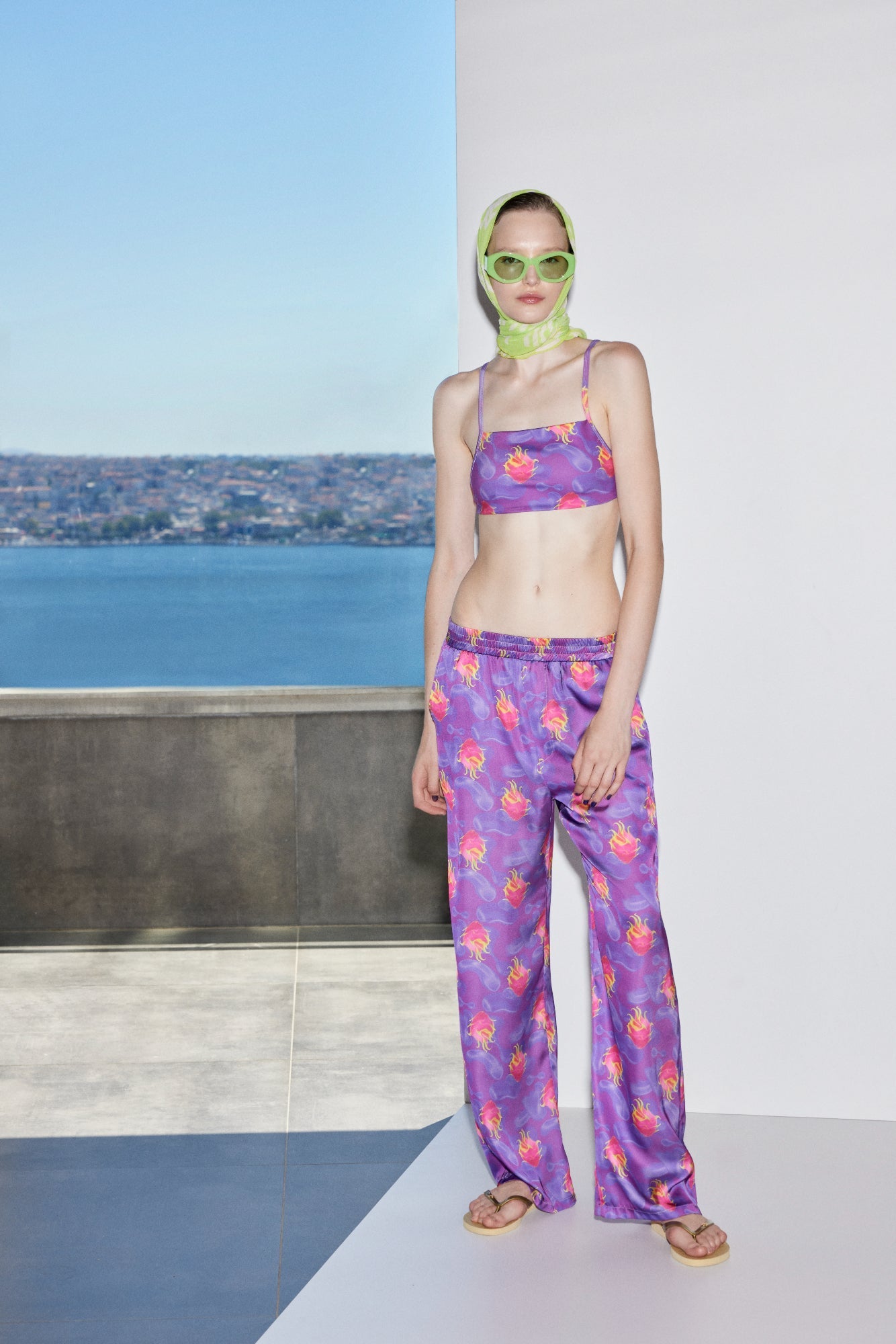Elvis Dragonfruit Pajama Pants