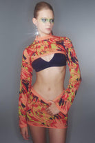 Ace Nayman-Halston Knitted Bralette-Top-1-Milagron.com