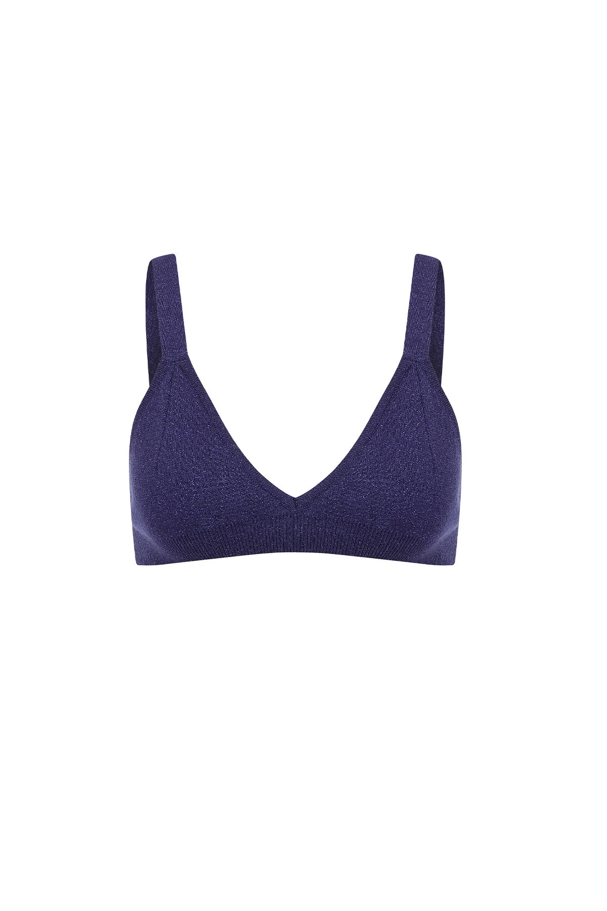 Ace Nayman-Halston Knitted Bralette-Top-2-Milagron.com