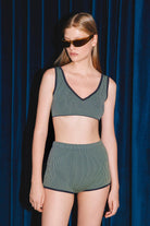 Ace Nayman-Holly Knitted Crop Top-Crop Top-1-Milagron.com