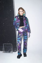 Ace Nayman-Ida Printed Denim Jacket-Ceket-1-Milagron.com