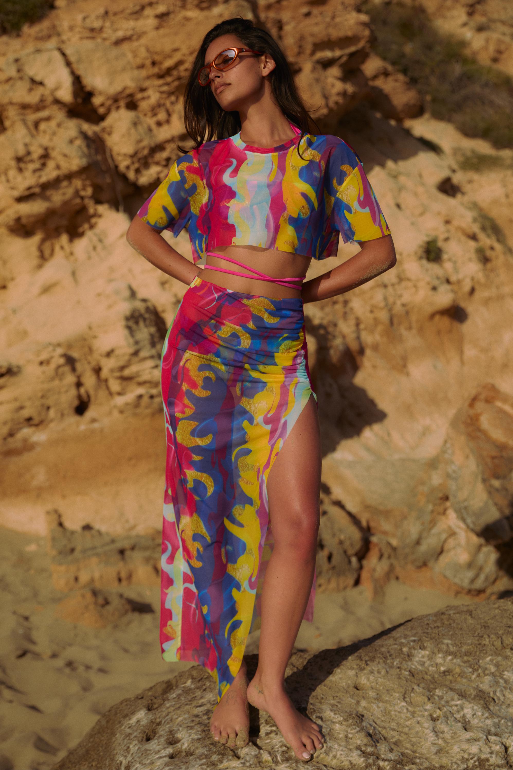 Janet Mesh Skirt