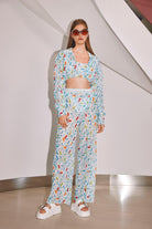 Ace Nayman-Juliet Mesh Cropped Shirt-Gömlek-1-Milagron.com