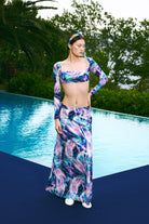 Ace Nayman-Linda Monogram Crop Top-2-Milagron.com